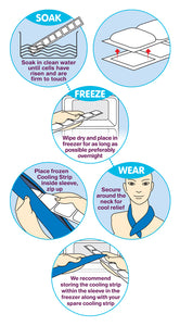 Smartice Cooling Strips (For Use With Tie Chilly Neck Coolers)